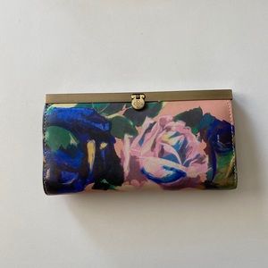 Patricia Nash Floral Leather Wallet/Clutch